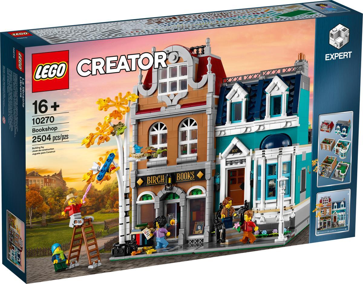 LEGO Creator Expert Bookshop 10270 Building Kit (2504 Pieces),Multicolor