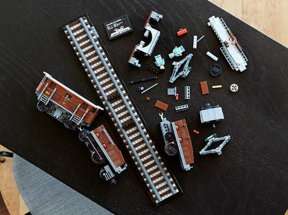 LEGO Crocodile Locomotive 10277 Building Kit; Recreate the Iconic Crocodile Locomotive with This Train Model