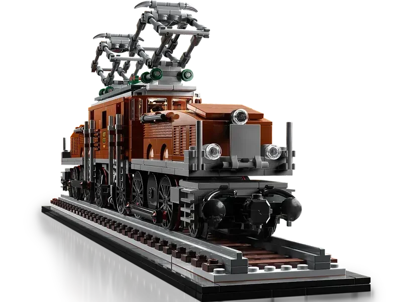 LEGO Crocodile Locomotive 10277 Building Kit; Recreate the Iconic Crocodile Locomotive with This Train Model