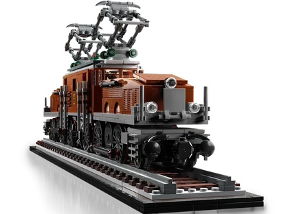 LEGO Crocodile Locomotive 10277 Building Kit; Recreate the Iconic Crocodile Locomotive with This Train Model