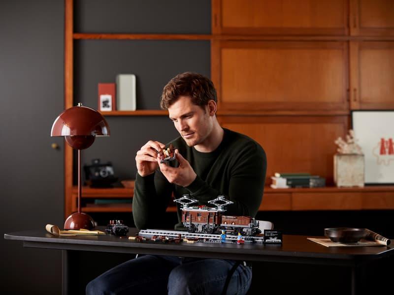 LEGO Crocodile Locomotive 10277 Building Kit; Recreate the Iconic Crocodile Locomotive with This Train Model