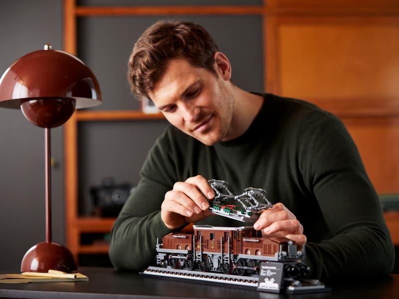 LEGO Crocodile Locomotive 10277 Building Kit; Recreate the Iconic Crocodile Locomotive with This Train Model