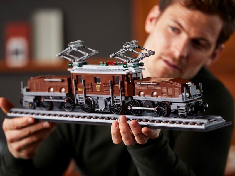 LEGO Crocodile Locomotive 10277 Building Kit; Recreate the Iconic Crocodile Locomotive with This Train Model