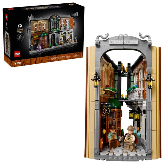 LEGO 10351 ICONS Sherlock Holmes: Book Nook Building Set (1359 Pieces) - Jaiman Toys