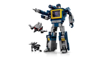 LEGO Icons 10358 Transformers: Soundwave Building Set – 1505 Pieces, Transforming Robot & Cassette Player Model