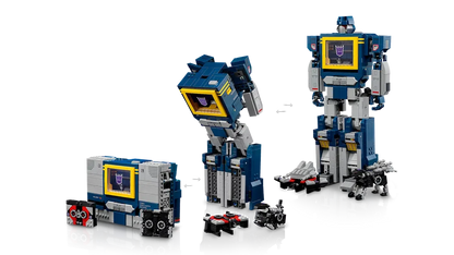 LEGO Icons 10358 Transformers: Soundwave Building Set – 1505 Pieces, Transforming Robot & Cassette Player Model