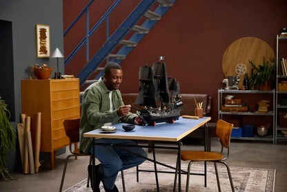 LEGO® 10365 Icons Captain Jack Sparrow’s Pirate Ship – Collectible Pirates of the Caribbean Ship Model ( 2862 Pieces)