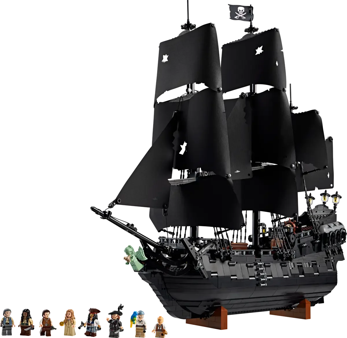 LEGO® 10365 Icons Captain Jack Sparrow’s Pirate Ship – Collectible Pirates of the Caribbean Ship Model ( 2862 Pieces)