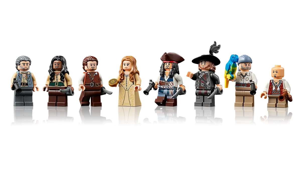 LEGO® 10365 Icons Captain Jack Sparrow’s Pirate Ship – Collectible Pirates of the Caribbean Ship Model ( 2862 Pieces)