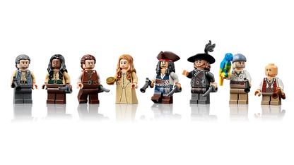 LEGO® 10365 Icons Captain Jack Sparrow’s Pirate Ship – Collectible Pirates of the Caribbean Ship Model ( 2862 Pieces)