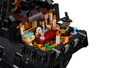 LEGO® 10365 Icons Captain Jack Sparrow’s Pirate Ship – Collectible Pirates of the Caribbean Ship Model ( 2862 Pieces)