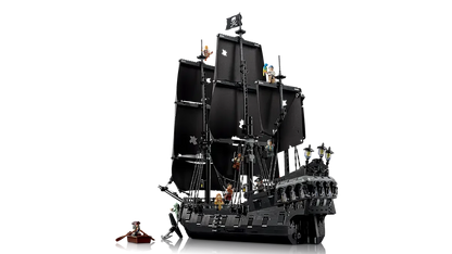 LEGO® 10365 Icons Captain Jack Sparrow’s Pirate Ship – Collectible Pirates of the Caribbean Ship Model ( 2862 Pieces)