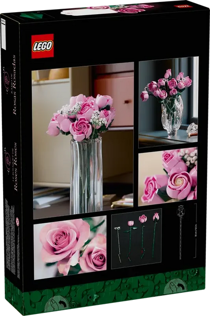 LEGO® Icons Botanical Collection – Bouquet of Pink Roses (10374) | 789 Pieces - Jaiman Toys