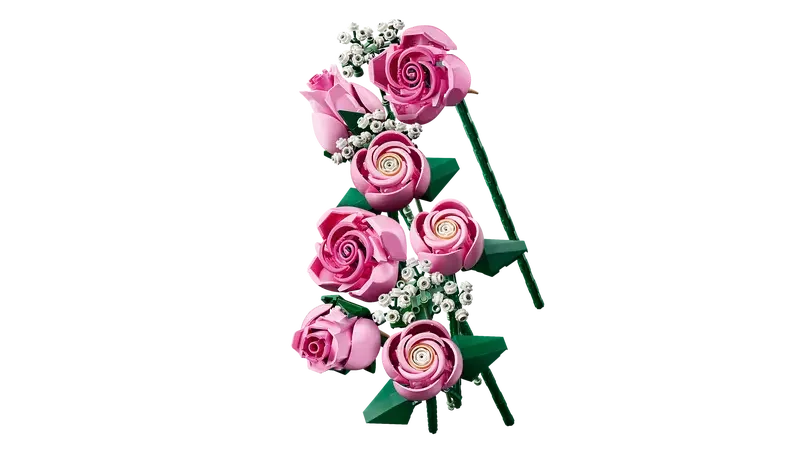 LEGO® Icons Botanical Collection – Bouquet of Pink Roses (10374) | 789 Pieces - Jaiman Toys