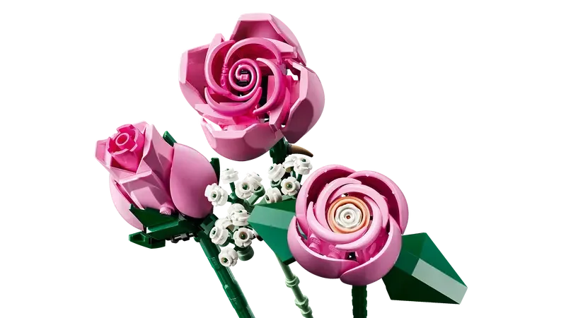 LEGO® Icons Botanical Collection – Bouquet of Pink Roses (10374) | 789 Pieces - Jaiman Toys