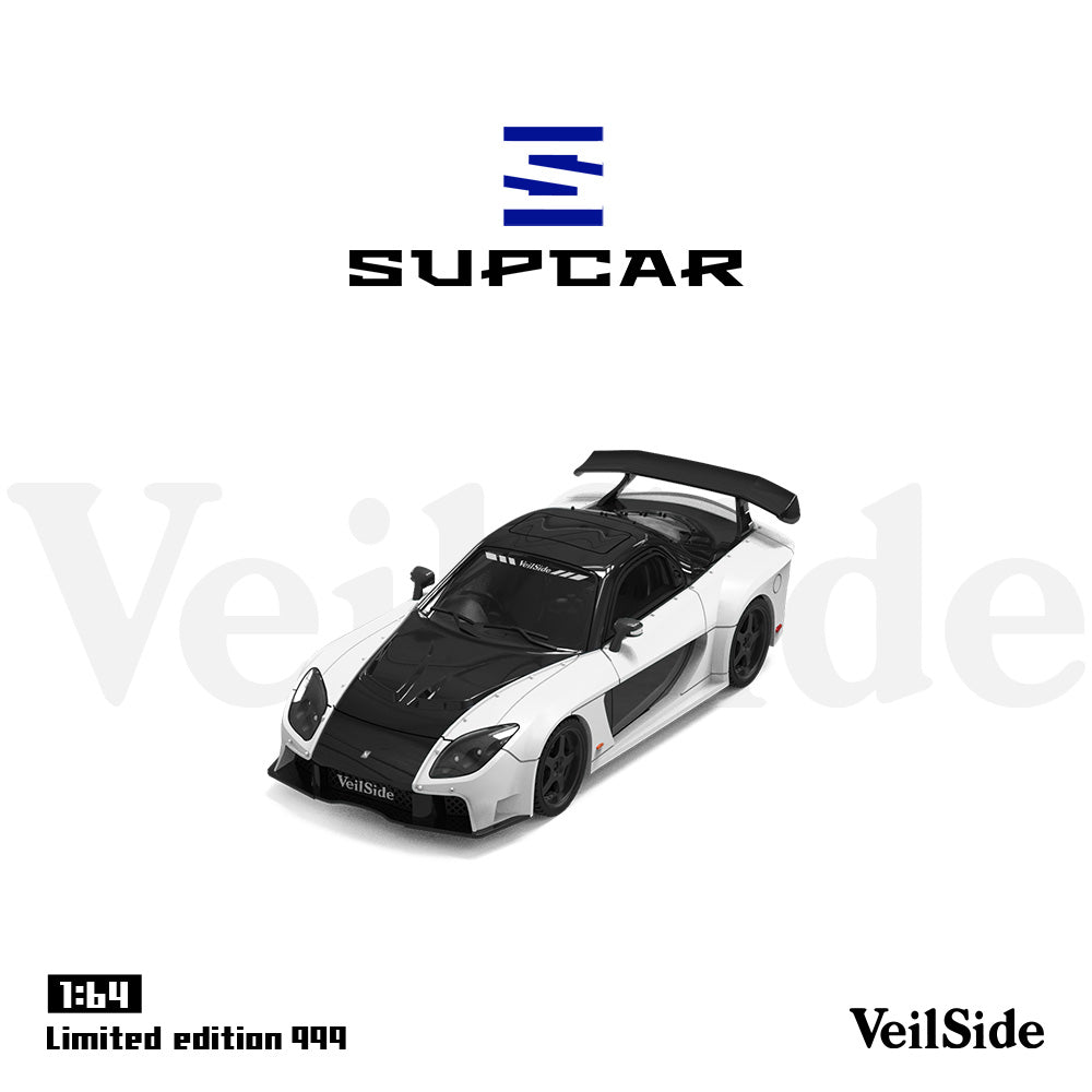 SUPCAR 1:64 Mazda RX-7 VeilSide Diecast Model Car | Limited Edition 999 Pieces | Premium JDM Collectible