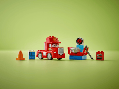 LEGO 10417 DUPLO Disney Pixar Cars Mack at the Race | Toddler Truck Building Toy Set