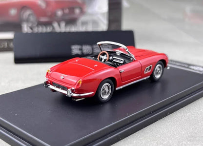 GFCC 1:64 Scale 1960 SWB Ferrari 250GT California Red With Black Convertible Diecast Car Model - Jaiman Toys
