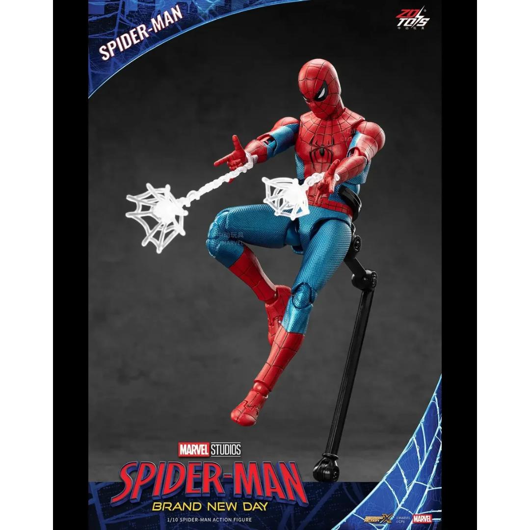 ZD Toys Marvel Studios Spider-Man Brand New Day 1:10 Scale Action Figure (6-7 Inch) | Premium Collectible Display Figure