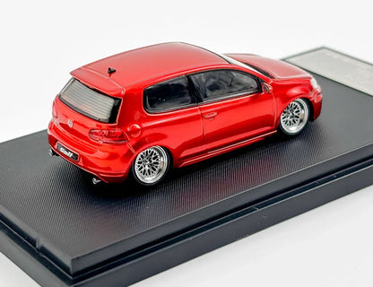 Maxwell  1:64 GOLF GTI MK6 BBS Red Diecast Car Model