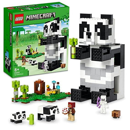 LEGO Minecraft The Panda Haven 21245 Building Toy Set (553 Pieces)