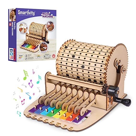 Smartivity Xylophone Music Machine for 8 to 14 Year Girls &amp; Boys | STEM DIY Musical Toys | Birthday Gift for Kids Age 8,10,12,14 Years | Educational Activity Game | Learn Music, Science, Engineering