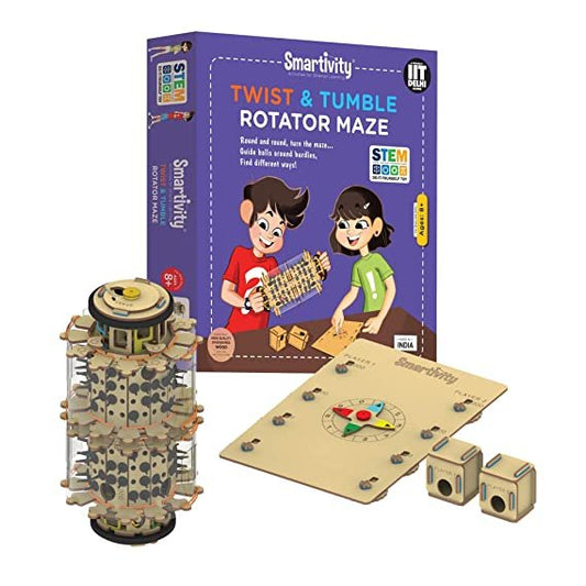 Smartivity Twist ,Tumble Rotator Maze STEM Educational DIY Fun Toys, Construction based Activity Game  Made in India