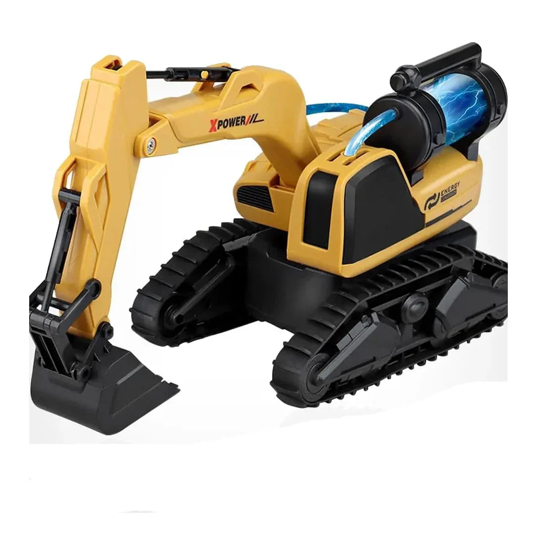 Gesture Sensing Excavator Le Neng Simulation Hydraulic Drive Remote Control Engineering Children car Model Toys - Jaiman Toys
