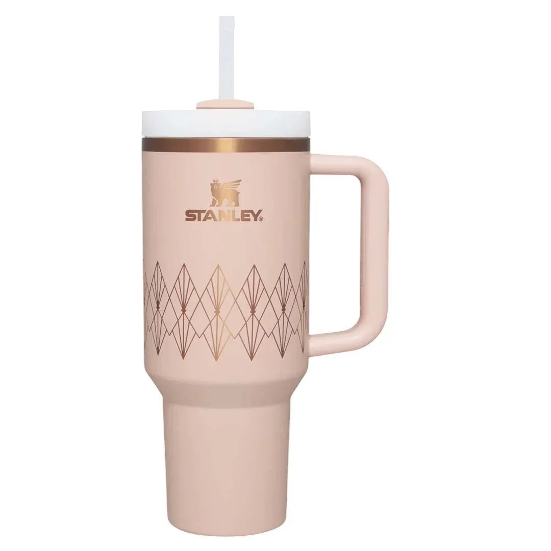 STANLEY Quencher H2.0 FlowState Stainless Steel Vacuum Insulated Tumbler with Lid and Straw for Water, Iced Tea or Coffee (Heather, 40 oz) - Jaiman Toys