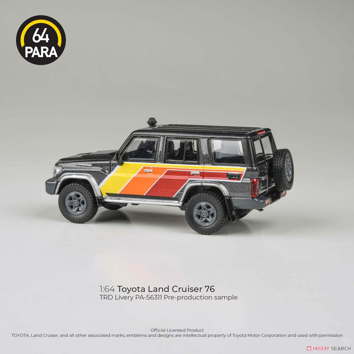 PARA64 1/64 2014 Toyota Land Cruiser LC 76 TRD Livery RHD