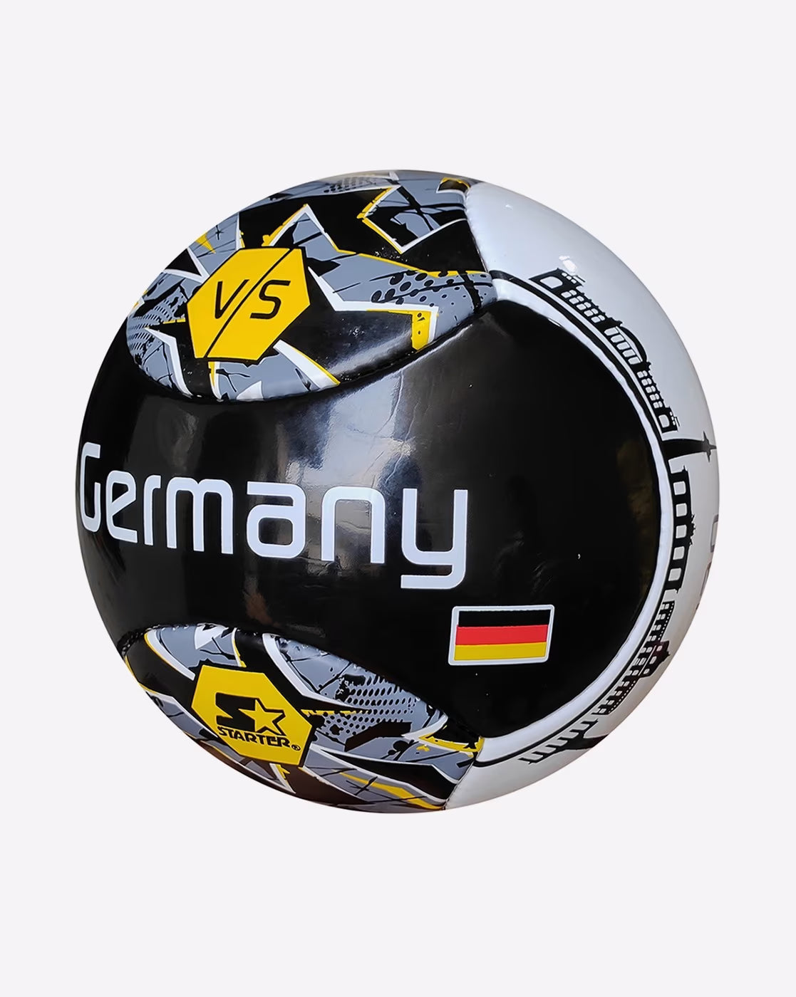Starter Country Football L3 Size 5 – Germany Edition | Hand-Stitched Professional Soccer Ball