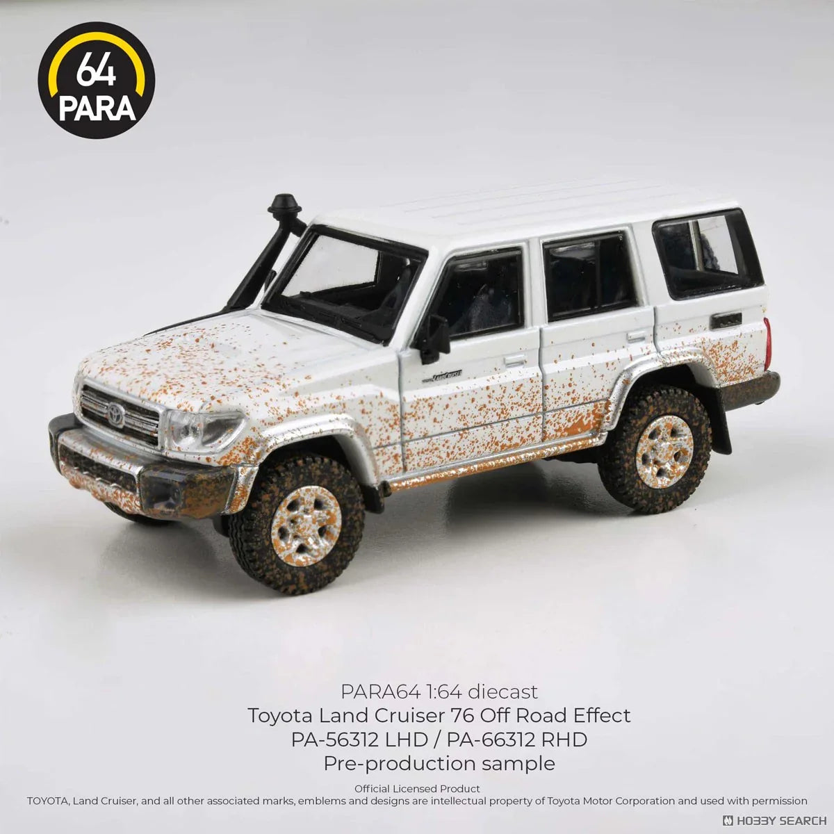 Para64 2014 Toyota Land Cruiser 76 Off Road Effect – 1:64 Scale Diecast Model Car - Jaiman Toys