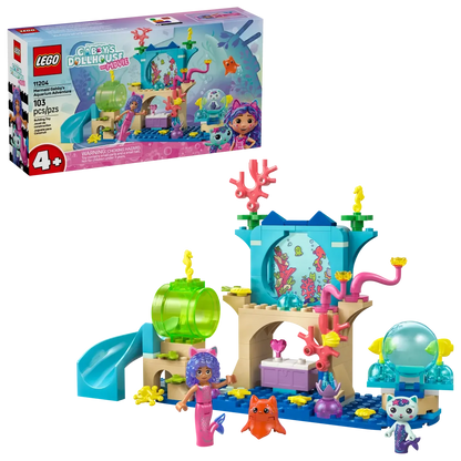 LEGO 11204 Gabby’s Dollhouse Mermaid Gabby’s Aquarium Adventure 11204 Sea Creature Toy with Ocean Life and Animals, Small Toy for Kids - Jaiman Toys