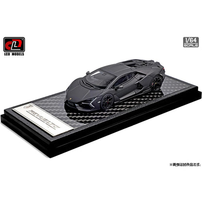 LCD Models 1:64 Lamborghini Revuelto Coupe Diecast Model – Matte Black | LCD64042-BL