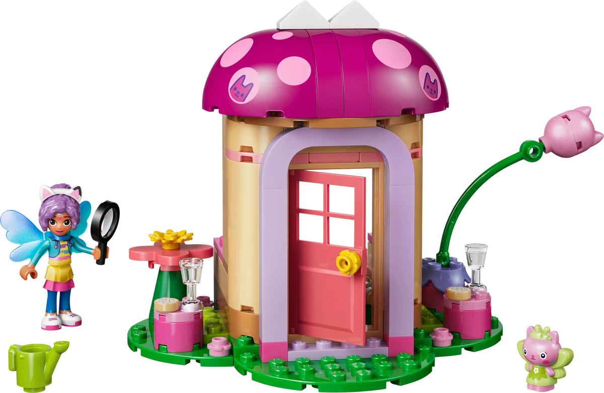 LEGO 11212 Gabby’s Dollhouse Kitty Fairy’s Garden House – Fairy Playset with Gabby & Kitty Fairy, 103 Pieces, Ages 4+