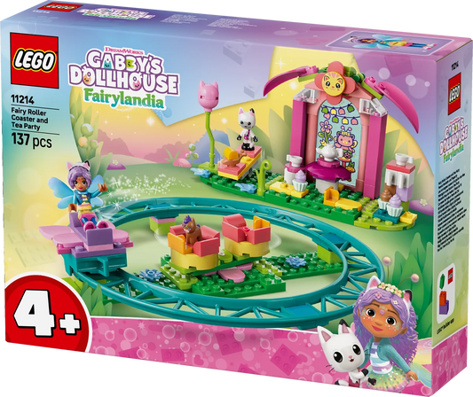 LEGO 11212 Gabby’s Dollhouse Kitty Fairy’s Garden House – Fairy Playset with Gabby & Kitty Fairy, 103 Pieces, Ages 4+