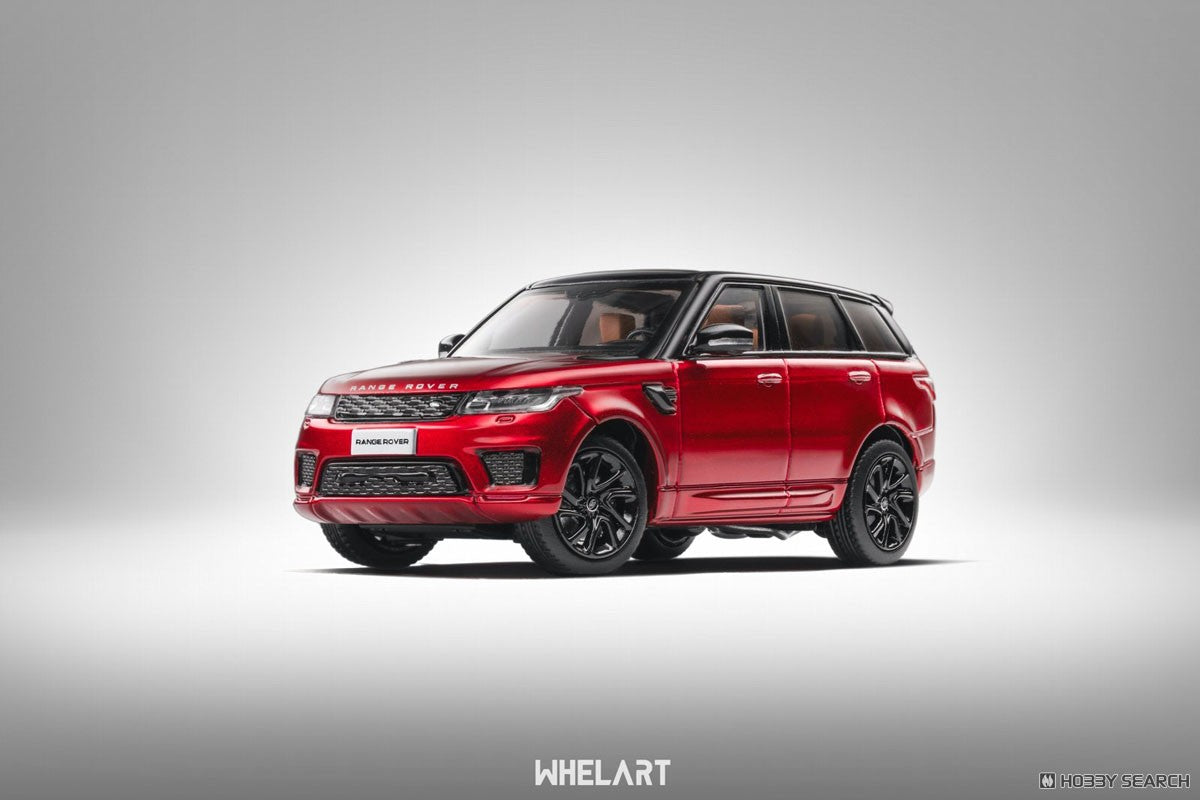 Whelart 1:64 Range Rover Sport 2018 LHD Red Die-Cast Model Car | H-002H Premium SUV Collectible
