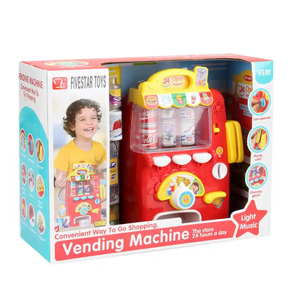 Baby Musical Vending Machine Set, Electronic Drink Machine, Educational Learning Toy - Jaiman Toys