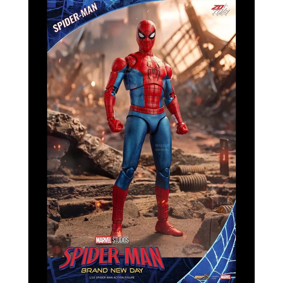 ZD Toys Marvel Studios Spider-Man Brand New Day 1:10 Scale Action Figure (6-7 Inch) | Premium Collectible Display Figure