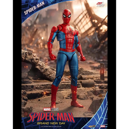 ZD Toys Marvel Studios Spider-Man Brand New Day 1:10 Scale Action Figure (6-7 Inch) | Premium Collectible Display Figure