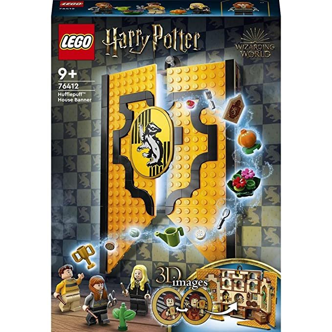 LEGO 76412 Harry Potter Hufflepuff House Banner Building Toy Set (313 Pcs)