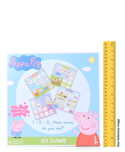 Funskool Peppa Pig Learning Made Fun 123 Game Educational Board Game for Kids Ages 3+ | Early Learning Number & Counting Game | Preschool Educational Toy | 1–4 Players | 20 Minutes Family Fun Game | Learning Through Play