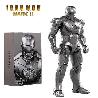 ZD Toys Ultimate Action Figure – Iron Man Mark II (1:10 Scale Collectible with Light-Up Arc Reactor) - Jaiman Toys