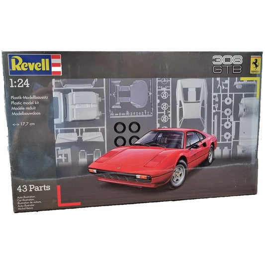Revell Ferrari 308 GTB 1:24 Scale Plastic Model Kit 07316 - Jaiman Toys