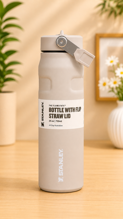 Stanley The FlowState Bottle with Flip Straw Lid 24oz / 710ml Insulated Water Bottle