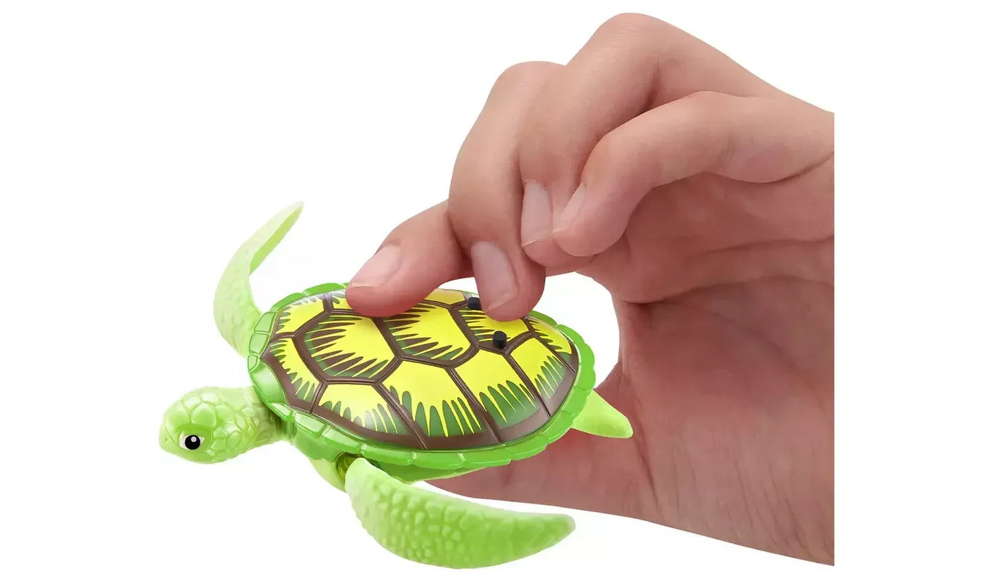 ZURU Robo Turtle Robotic Swimming Toy – Realistic Water-Activated Moving Turtle for Kids (Single Piece)