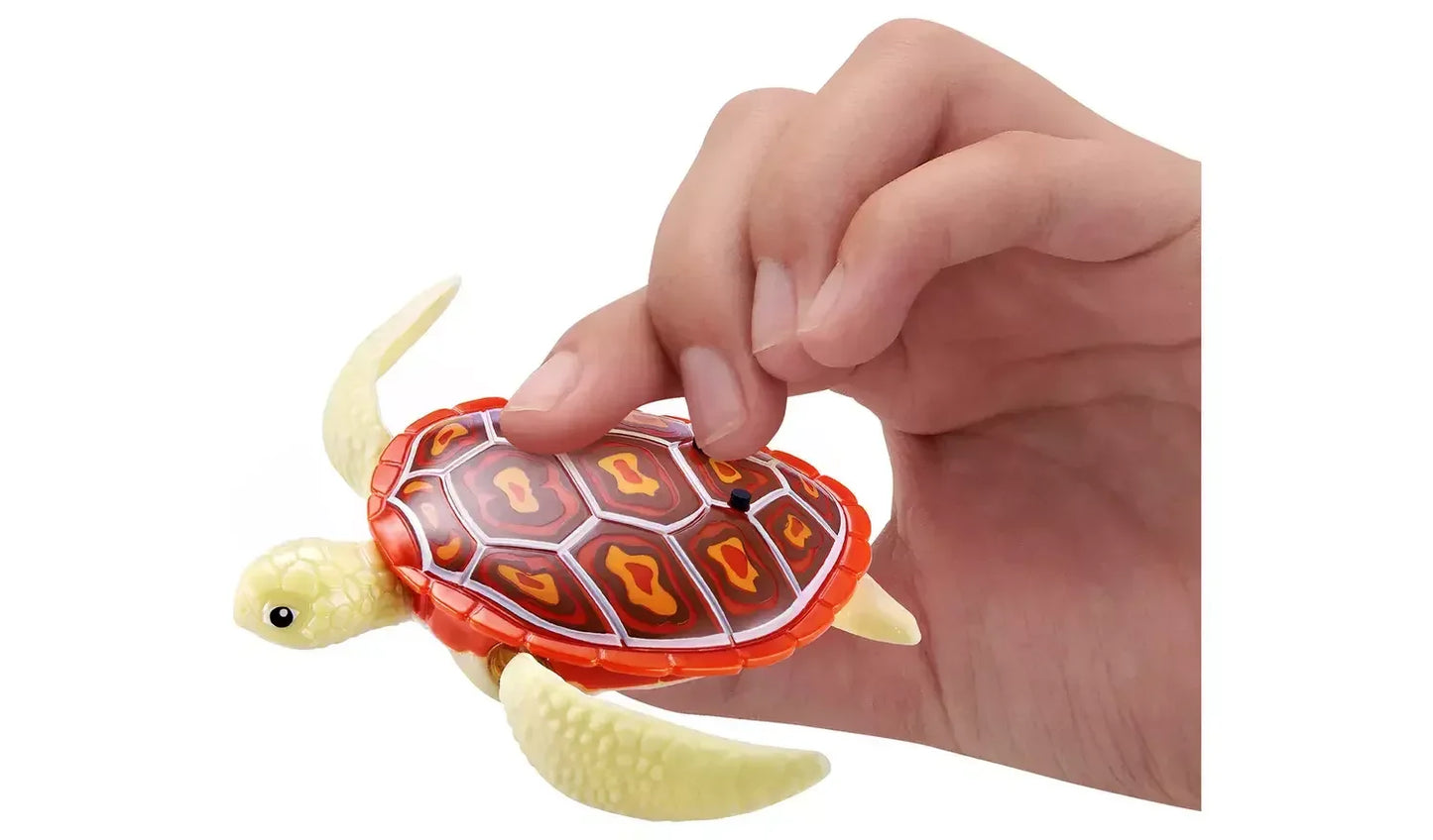 ZURU Robo Turtle Robotic Swimming Toy – Realistic Water-Activated Moving Turtle for Kids (Single Piece)