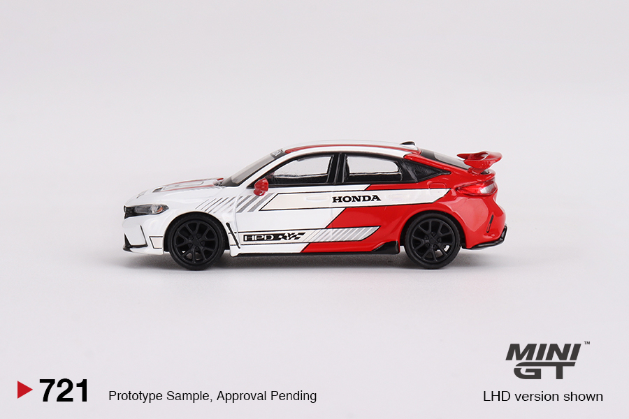 Mini GT Honda Civic Type R 2 (2023) Pace Car - White Edition