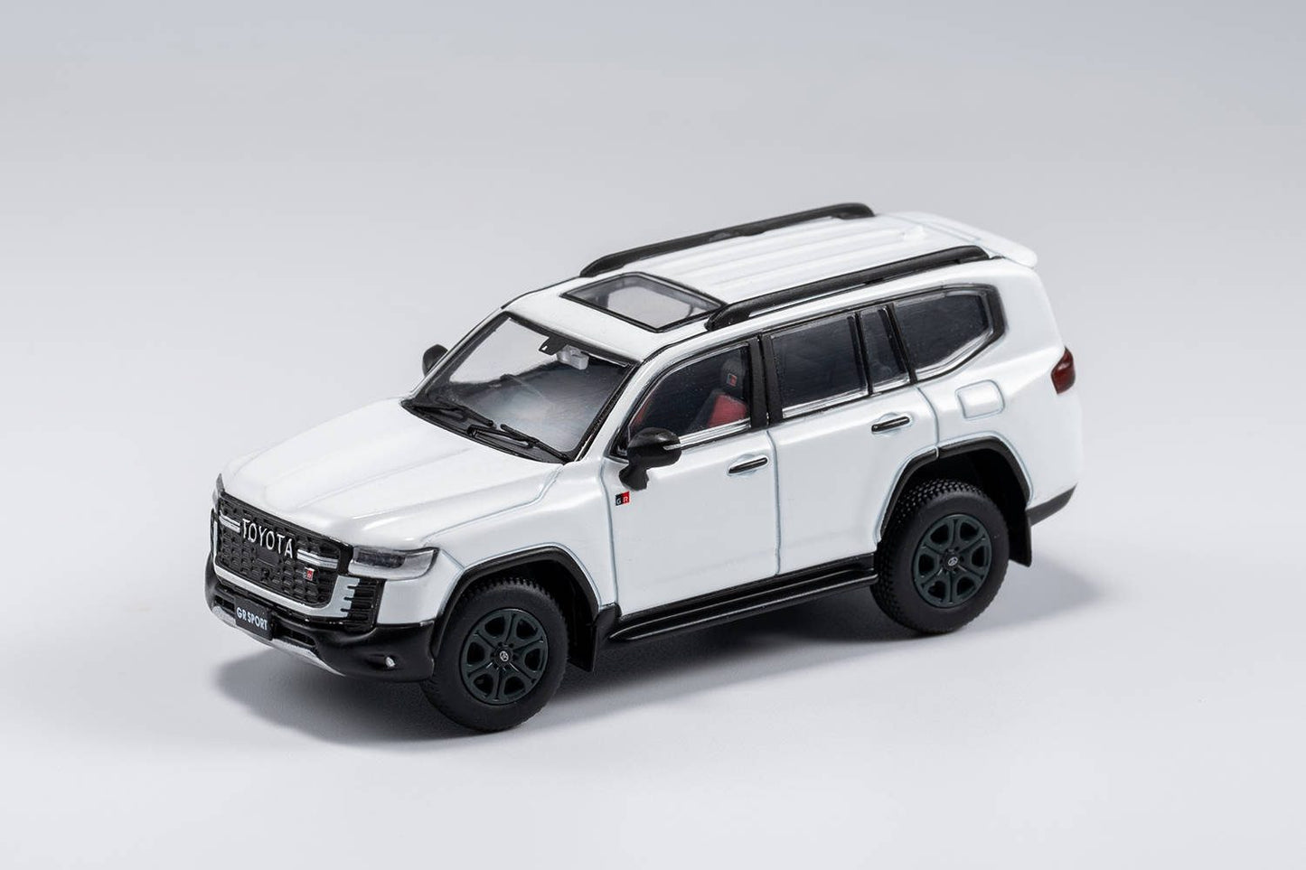 GCD 1:64 Toyota Land Cruiser 300 White Die-Cast Model SUV | Premium Collectible Miniature (No. 157)