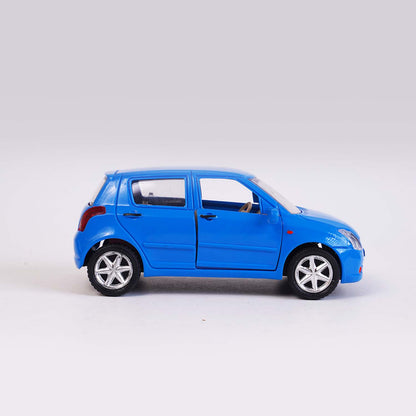 Centy Swift Car Pull Back Toy | Blue Hatchback Toy Car with Openable Doors for Kids Age 3+